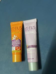 Combo of Lotus Herbals Sunscreen & Face Creme