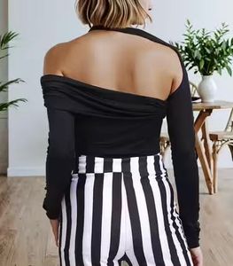 Chic Black Cutout Top Shein brand new