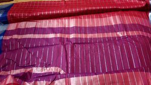 Saree Beautiful Design With Three Colours