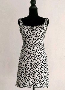 Imported Polka Dot Mini Dress