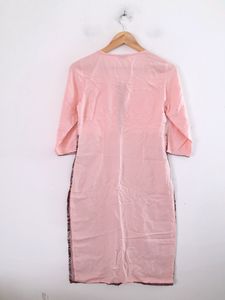 Pink Patterned Dress