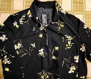 Floral Print Long Sleeve Shirt