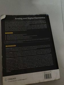 Analog And Digital Electronics  Cengage