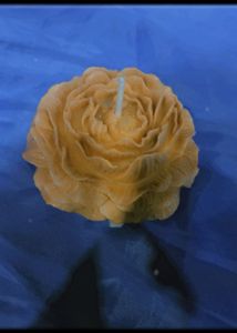 Golden Blossom Candle