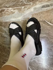 Black Platform Sandals