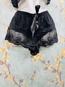 Black Lace Shorts