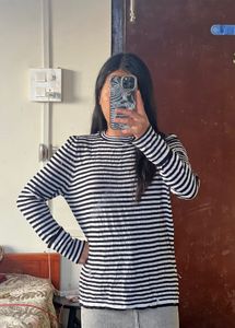 Striped Long Sleeve Top