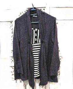 LikeNew 😍2 Sweater Cardigan Knit Unique Design