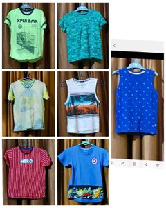 Combo Of 7 Tshirt For  To 8 Year Boys