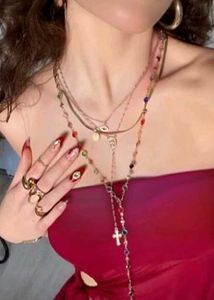 Colorful Silver Neck Peice