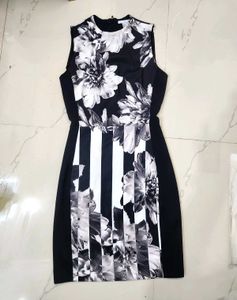 H&M Floral Print Bodycon Dress