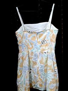 Vintage Print Mini Dress