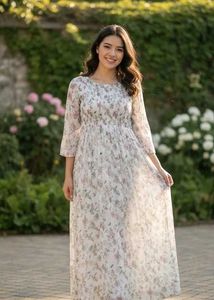 Floral Print Maxi Dress