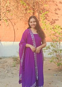 Purple Salwar Suit