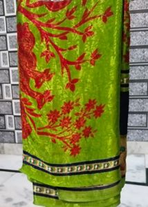 Green Colour Silk Saree