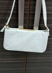 White Handbag