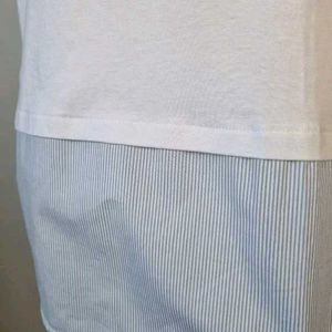 H&amp;M Cute White &amp; Blue Top