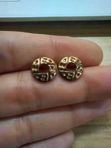 Golden Sphere Earrings Set!