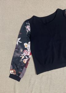 Floral Sleeve Top