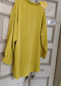 Loose Fitting Yellow Pakistani Style Top