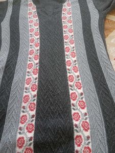 Floral Knit Dress kurta