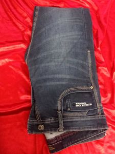 Dark Blue Denim Jeans