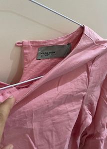 Pink Bell Sleeve Top