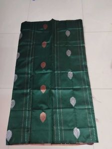 Dark Green Soft Silk Saree...