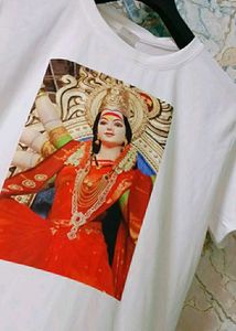 Graphic Print White T-Shirt