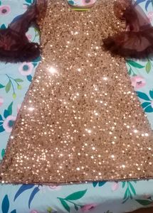 Sequence  Dress And Plazzo with Duptta