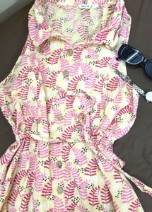 Patterned Shirt Dress 32-34