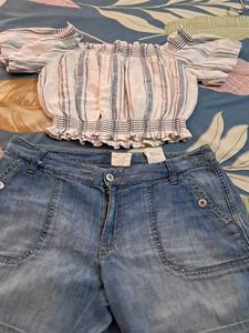 Hnm Short  N Top In Imported Fabric