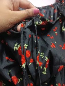 Floral Off-Shoulder Midi Dress