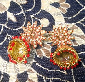 Statement Jhumka Earrings