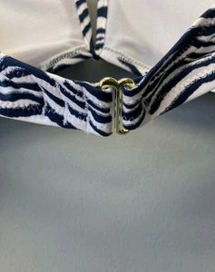 H&amp;M  Zebra Print Bikini Top