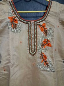 Free Gift: Elegant Embroidered Kurta
