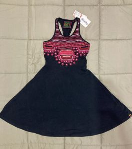 Superdry LEAH EMB SKATER DRESS