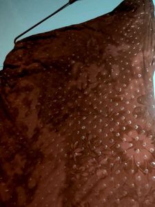 Copper One-Shoulder Dress
