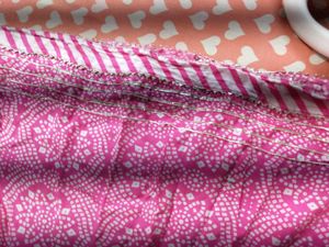 Pink Printed Anarkali Kurta Set