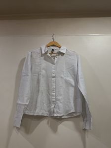 White H&M Button Down Shirt