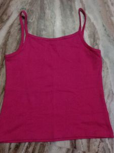 Pink Laced Camisole