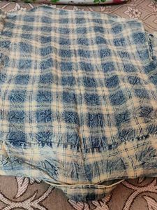 Blue Plaid Flannel Shirt