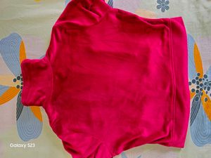 Cherry Red 🍒 Velour Biker Jacket ♥️