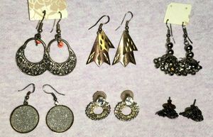 Combo Of Stylish Ear Rings - 6 Set