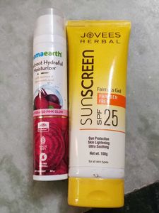 Moisturizer And Sunscreen