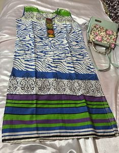 New Kurti With Attached Sleeves