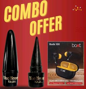 Kajal & Boat Buds Combo