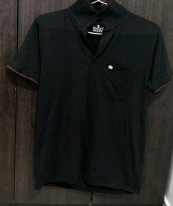 Black Polo T-Shirt