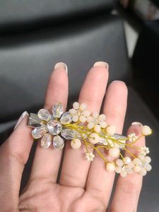 Floral Hair Clip Accessory