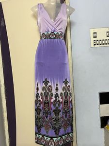 Korean Long Designer Printed One Piece